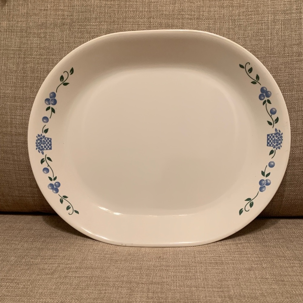 Corelle Blueberry Bouquet Platter